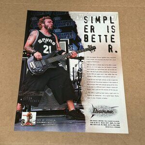 Jason French of Switched - Ibanez Guitars - 2002 Print Advertisement